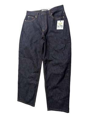 KBB by KAHLANA Women's Mid-Rise Wide Leg 'The Kahlana Jean' - Dark Indigo 00 : ,